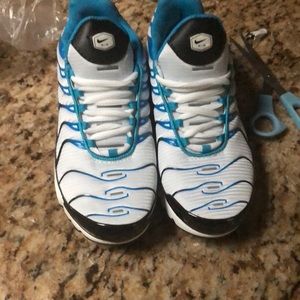 Black Blue & White Nike Tn